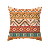 4PCS Home Cotton Decorative Bohemia Geometry Throw Pillow Case Cushion Covers For Sofa Couch Bed Chair