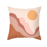 4PCS Home Cotton Decorative Multicolor Abstract Design Throw Pillow Case Cushion Covers For Sofa Couch Bed Chair