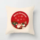 Home Decoration Christmas Minimalist Christmas Santa Claus Pillowcase Cushion Pillow Cover