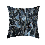 4PCS Home Cotton Decorative Rhombus Printing Throw Pillow Case Cushion Covers For Sofa Couch Bed Chair