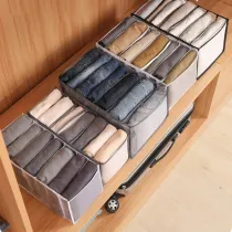 Drawer Organizer Divider Folable Closet Storage Box For Socks Shirt Pants Underwear