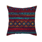 4PCS Home Cotton Decorative Bohemia Geometry Throw Pillow Case Cushion Covers For Sofa Couch Bed Chair