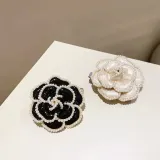 3PCS Pearl Jewelry Flower Necklace Brooch and Earrings Set Mom Gift For Mother's Day