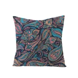 4PCS Home Cotton Decorative Printing Throw Pillow Case Cushion Covers For Sofa Couch Bed Chair