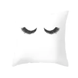 4PCS Home Cotton Decorative Eyes Lips Throw Pillow Case Cushion Covers For Sofa Couch Bed Chair