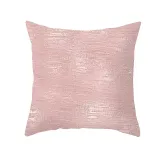 4PCS Home Cotton Decorative Pink Gold Blocking Throw Pillow Case Cushion Covers For Sofa Couch Bed Chair