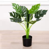 Artificial Plant Potted Turtle Leaf Tree Green Plant Bonsai Decoration