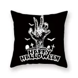 Halloween Holiday Hugging Pillow Case Cartoon Skull Hand Cushion Cover Sofa Cushion