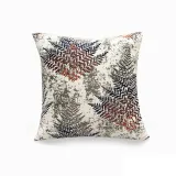 Hotsale Tropical Pattern Chenille Throw Pillows Geometric Jacquard Pillow Cases Cushion Covers