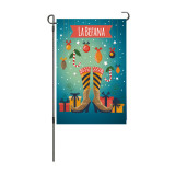 Christmas Courtyard Garden  Flag Boots Gift Double-Sided Holiday Flag