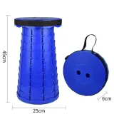 Portable Telescopic Folding Stools Collapsible Retractable Camping Fishing Hiking Stools