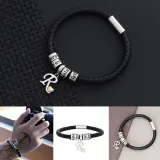 Knitting Bracelets Letter A-Z Custom Stainless steel Jewelry Gift