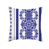 4PCS Chinese Style Geometry Decorative Throw Pillow Case Cushion Covers For Sofa Couch Bed Chair