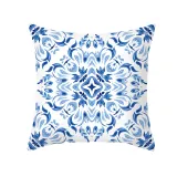 4PCS Chinese Style Geometry Decorative Throw Pillow Case Cushion Covers For Sofa Couch Bed Chair