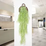 Single Artificial Plant Golden Bell Willow Wall Hanging Flower Rattan Wall Decoration