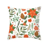Home Decoration Merry Christmas and Happy New Year Pillowcase Cushion Pillow Cover