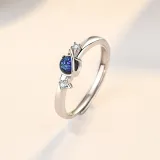 Silver Zircon Diamond Dream Planet Pendant Chain Jewelry Bracelet Earrings Necklaces Rings Jewelry Sets
