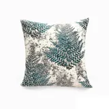 Hotsale Tropical Pattern Chenille Throw Pillows Geometric Jacquard Pillow Cases Cushion Covers