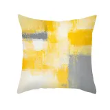 4PCS Home Cotton Decorative Multicolor Oil Painting Throw Pillow Case Cushion Covers For Sofa Couch Bed Chair