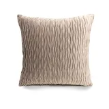 Velvet Plaid Pure Color Plush Cushion Cover Home Decor Pillow Cover For Living Room Bedroom Sofa