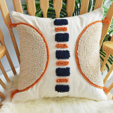 Boho Tassel Decorative Throw Pillow Cushion Cover Bohemia Tufted Pillow Case