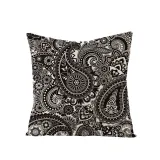 4PCS Home Cotton Decorative Printing Throw Pillow Case Cushion Covers For Sofa Couch Bed Chair