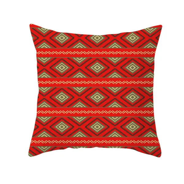 4PCS Home Stripe Pattern Cotton Decorative Throw Pillow Case Cushion Covers For Sofa Couch Bed Chair