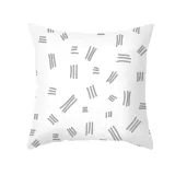 4PCS Home Cotton Decorative Slogan Pattern Throw Pillow Case Cushion Covers For Sofa Couch Bed Chair
