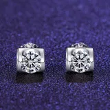 Silver Zircon Diamond Hollow Love Heart Pendant Chain Jewelry Earrings Necklaces Rings Jewelry Sets