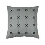 PU Leather Cross Design Decorative Throw Pillow Case Cushion Covers For Sofa Couch Bed Chair