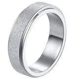 Spinner Fidget Stainless Steel Ring for Fidget Ring Anxiety Stress Relief
