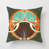 4PCS Elephant Pattern Design Home Cotton Decorative Throw Pillow Case Cushion Covers