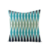 4PCS Home Cotton Decorative Geometry Leaves Throw Pillow Case Cushion Covers For Sofa Couch Bed Chair