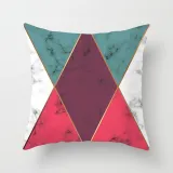 4PCS Geometric Marbling Home Decorative Throw Pillow Case Cushion Covers