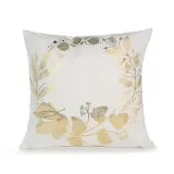 4PCS Home Cotton Decorative Throw Pillow Case Golden Leave Cushion Covers For Sofa Couch Bed Chair