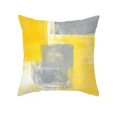 4PCS Home Cotton Decorative Multicolor Oil Painting Throw Pillow Case Cushion Covers For Sofa Couch Bed Chair