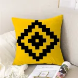4PCS Home Cotton Decorative Geometry Throw Pillow Case Cushion Covers For Sofa Couch Bed Chair