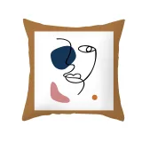4PCS Home Cotton Decorative Abstract Pattern Throw Pillow Case Cushion Covers For Sofa Couch Bed Chair