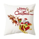 Santa Claus Pillowcase Home European Style Printed Sofa Cover