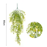 Single Artificial Plant Golden Bell Willow Wall Hanging Flower Rattan Wall Decoration