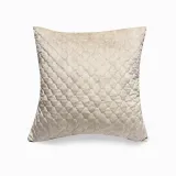 Soft Luxury Velvet Modern Quilted Cushion Covers for Sofa Couch Living Room Bedroom
