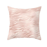 4PCS Home Cotton Decorative Pink Gold Blocking Throw Pillow Case Cushion Covers For Sofa Couch Bed Chair