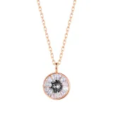 Sterling Silver Lucky Eye Clavicle Pendant Chain Jewelry Necklace
