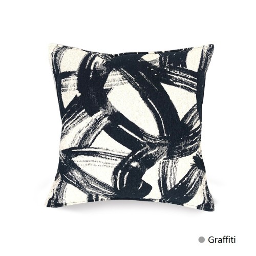 Geometric Triangle Graffiti Zebra Pattern Chenille Jacquard Pillowcases Decorative Throw Pillow Case Cushion Covers