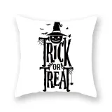 Halloween Holiday Pillowcase Cartoon Letter Cushion Cover Sofa Cushion