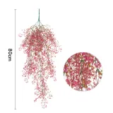 Single Artificial Plant Golden Bell Willow Wall Hanging Flower Rattan Wall Decoration