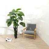 Artificial Plant Potted Taro Tree Green Plant Bonsai Decoration