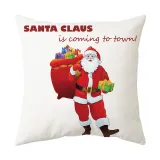 Santa Claus Pillowcase Home European Style Printed Sofa Cover