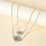 Mother Daughter Necklace Stainless Steel Dandelion Matching Friends Gifts for Mother's Day