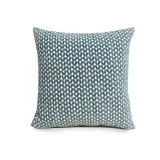 Simple Jacquard Pillow Case Fresh Green Blue Pillow Sofa Cushion Cover